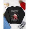 imageTstars When I Think About You I Touch My Elf Funny Ugly Christmas Sweater Style Hilarious Xmas Holiday Sweatshirt for MenBlack