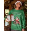 imageTstars When I Think About You I Touch My Elf Funny Ugly Christmas Sweater Style Hilarious Xmas Holiday Sweatshirt for MenGreen