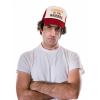 imageTurkey Hat Gobble Til You Wobble Funny Adult Thanksgiving Adjustable Trucker Mesh Cap for Men WomenRedWhite
