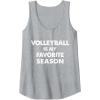 imageVolleyball Is My Favorite Season Gift for Volleyball Lovers Tank TopHeather Grey