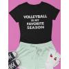 imageVolleyball is My Favorite Season Shirt Gift for Volleyball Lovers Women TShirtPink