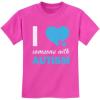 imageAutism Awareness Shirt I Love Someone with Autism Kids TShirtPink