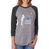 imageEmbrace Different Autism Awareness 34 Women Sleeve Baseball Jersey ShirtBlackGray