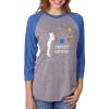imageEmbrace Different Autism Awareness 34 Women Sleeve Baseball Jersey ShirtBlueGray
