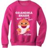 imageGrandma Shark Doo Doo Doo Baby Shark Nana Women SweatshirtPink
