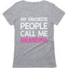 imageGrandma Shirt My Favorite People Call Me Grandma Nana Gift Women TShirtGray