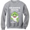 imageGrandpa Shark Doo Doo Doo Baby Shark Papa SweatshirtGray