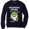 imageGrandpa Shark Doo Doo Doo Baby Shark Papa SweatshirtNavy
