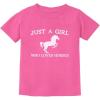 imageHorse Gifts A Girl Who Loves Horses Shirt Horseback Equestrian Youth Kids TShirtPink