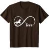 imageKids Gift For Horse Lover Infinite Love for kids TShirtBrown