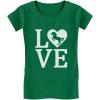 imageLove Horses Gifts for Girls Horseback Riding Horse Kids Girls Fitted TShirtGreen