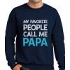 imageTeeStars  My Favorite People Call Me PAPA  Best Gift for Grandpa SweatshirtNavy