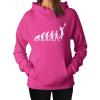 imageTeeStars  Volleyball Evolution  Gift for Volleyball Player Women HoodiePink
