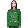 imageTstars Gift for Volleyball Fans Ugly Christmas Happy Volleydays Women SweatshirtGreen