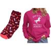 imageTstars Horse Gifts Hoodies for Teen Girls Equestrian Horses Sweatshirt Hoodie Hoodie  Socks Small