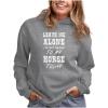 imageTstars Leave Me Alone Im Only Talking to My Horse Hoodie for Women Teen Girls Funny Sayings Horses Sweatshirt HoodieGray