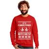 imageTstars Llama Ugly Christmas Sweater Men Women Unisex Holiday Xmas Couples SweatersRed