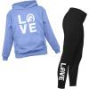 imageTstars Matching Horse Hoodies ampamp Leggings for Women Teen Girls Equestrian Horseshoe Print Love Hoodie ampamp Legging SetCalifornia Blue Hoodie  Leggings