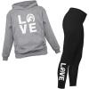 Gray (Hoodie + Leggings)