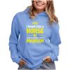 imageTstars Smell Like a Horse Funny Gift for Horse Lover Riding Women HoodieCalifornia Blue