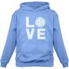 imageTstars Volleyball Hoodies Gifts for Teen Girls Women Fans Team Players Love Sweatshirt HoodieCalifornia Blue