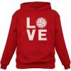 imageTstars Volleyball Hoodies Gifts for Teen Girls Women Fans Team Players Love Sweatshirt HoodieRed