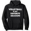imageVolleyball Is My Favorite Season Gift for Volleyball Lovers Pullover HoodieBlack