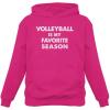 imageVolleyball is My Favorite Season Gift for Volleyball Lovers Women HoodiePink