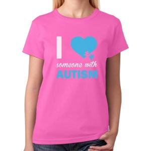 imageAutism Awareness Shirt for Women I Love Someone with Autism Women TShirtPink