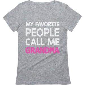 imageGrandma Shirt My Favorite People Call Me Grandma Nana Gift Women TShirtGray