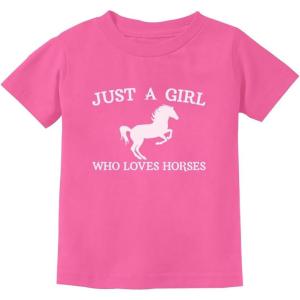 imageHorse Gifts A Girl Who Loves Horses Shirt Horseback Equestrian Youth Kids TShirtPink