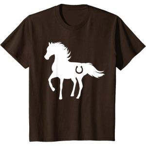 imageKids Gift For Horse Lover  Love Horses Kids TShirtBrown