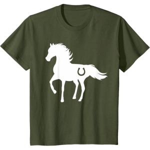 imageKids Gift For Horse Lover  Love Horses Kids TShirtOlive Green