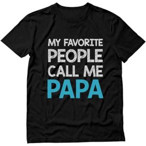 imageMy Favorite People Call Me Papa Shirt Gifts for Dads Fathers Day Dad Grandpa Shirts for MenBlack