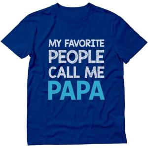 imageMy Favorite People Call Me Papa Shirt Gifts for Dads Fathers Day Dad Grandpa Shirts for MenBlue