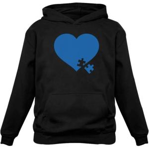 imageTstars Autism Heart Puzzle Hoodie  Autism Awareness Month Women HoodieBlack