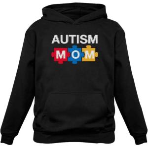 imageTstars Autism Mom Hoodie Autism Awareness Women HoodieBlack