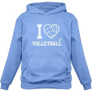 imageTstars Volleyball Gifts Hoodies for Teen Girls Women I Love Sweatshirts Women HoodieCalifornia Blue