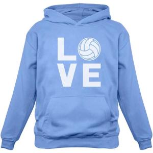 imageTstars Volleyball Hoodies Gifts for Teen Girls Women Fans Team Players Love Sweatshirt HoodieCalifornia Blue