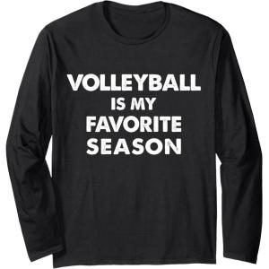 imageVolleyball Is My Favorite Season Gift for Volleyball Lovers Long Sleeve TShirtBlack