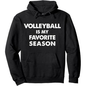 imageVolleyball Is My Favorite Season Gift for Volleyball Lovers Pullover HoodieBlack