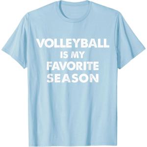 imageVolleyball Is My Favorite Season Gift for Volleyball Lovers TShirtBaby Blue