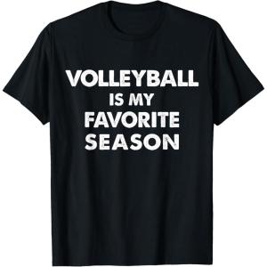 imageVolleyball Is My Favorite Season Gift for Volleyball Lovers TShirtBlack