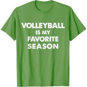 imageVolleyball Is My Favorite Season Gift for Volleyball Lovers TShirtGrass Green