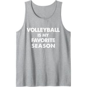 imageVolleyball Is My Favorite Season Gift for Volleyball Lovers Tank TopHeather Grey