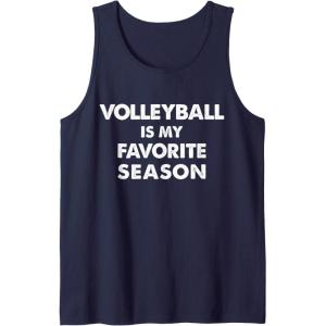 imageVolleyball Is My Favorite Season Gift for Volleyball Lovers Tank TopNavy Blue