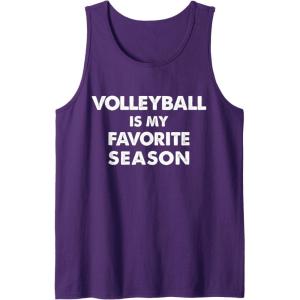 imageVolleyball Is My Favorite Season Gift for Volleyball Lovers Tank TopPurple