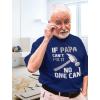 imageIf PAPA Cant Fix It No One Can Funny Shirt Fathers Day Dad GrandpaBlue