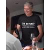 imageIm Retired TShirts for Men Retirement Gifts Dad Grandpa Funny Mens ShirtBlack