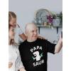 imagePapa Saur Shirt Fathers Day Dad Grandpa Shirts for Men Gifts for Dads Dinosaur Theme Funny Trex Mens TShirtBlack